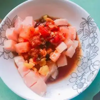 Make Chicken tofu step 1