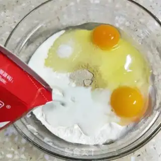 Make Chicken cake step 1