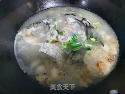 Make Scrambled fish soup step 8