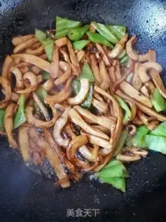 Make The peppers are fried with squid step 7
