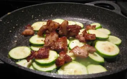 Make Garlic pork, fried meat step 8