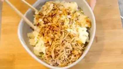 Make Potato mashed noodles step 2