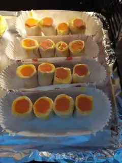 Make A hot dog with a pancake step 4