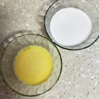 Make Potato powdered egg candy step 1