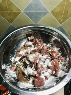 Make Fried steak step 1