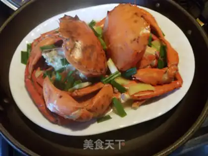 Make Fresh red crabs step 8