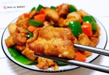Make Pepper carrot, fried chicken step 13