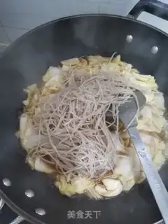 Make A cabbage stew fan step 4