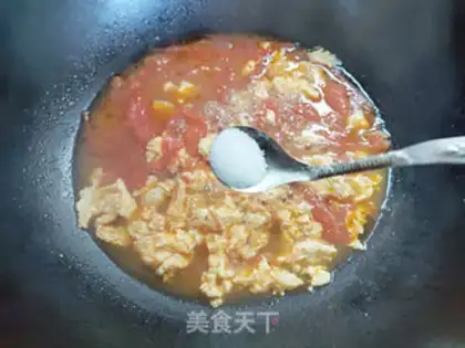 Make Tomato egg noodles step 9