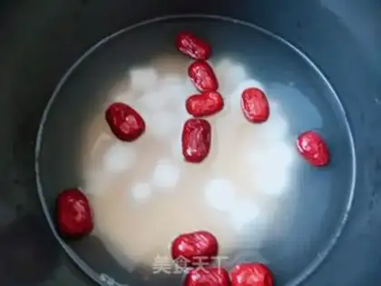 Make Red-tree porridge step 4