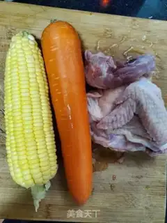 Make Corn carrot chicken soup step 0