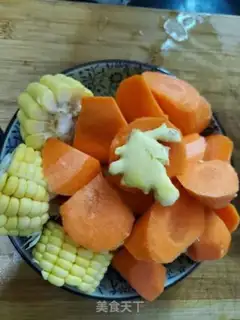Make Corn carrot chicken soup step 4