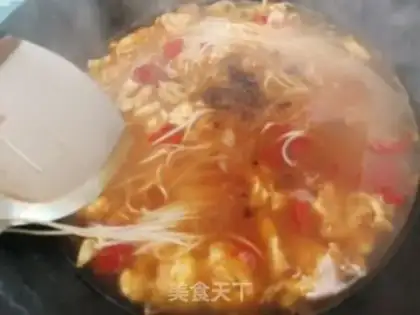 Make Tomato egg noodles step 6