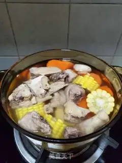 Make Corn carrot chicken soup step 5