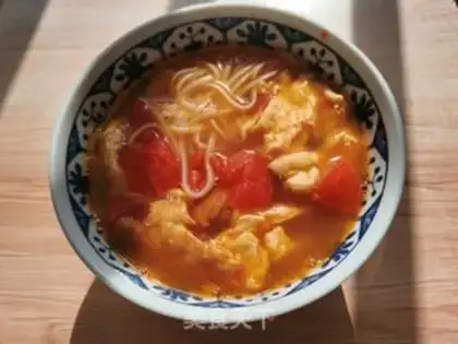 Make Tomato egg noodles step 7