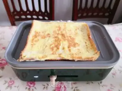 Make The rice bread step 4