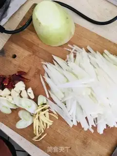 Make Powder radish step 1