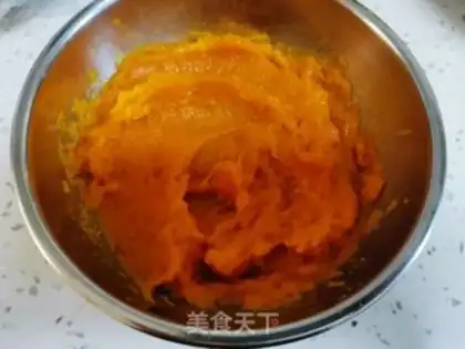 Make Pumpkin rice cake step 0