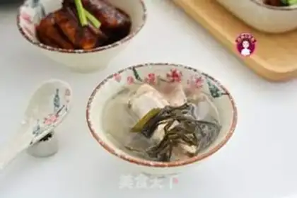 Make Eel rice and eel seaweed soup step 13
