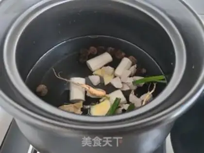 Make Scrawny soup from Qin Cuilong Mountain step 5