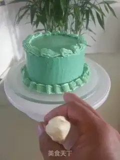 Make Butter cake by the waves step 33