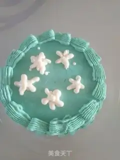 Make Butter cake by the waves step 35