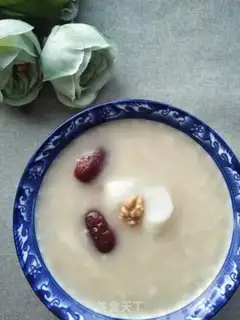 Make Peaches rice congee step 5