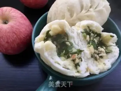 Make Potato pasta shrimp buns step 30