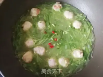 Make Shrimpball soup step 10