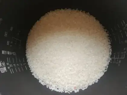 Make Pumpkin rice step 0