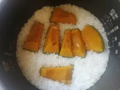 Make Pumpkin rice step 6