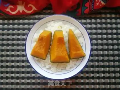 Make Pumpkin rice step 7