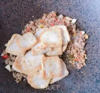 Make Meat and tofu step 5