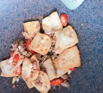 Make Meat and tofu step 7