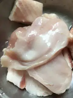 Make Chicken pecs, seameat step 0