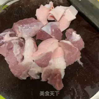 Make Pork stew tofu step 2