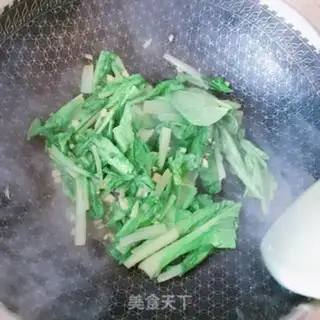 Make Garlic cabbage step 4