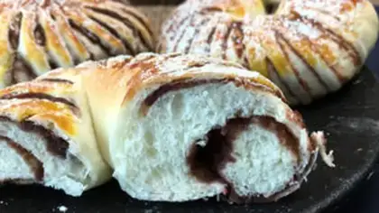 Make Red bean roll step 18