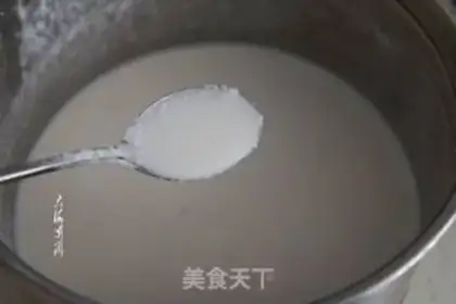 Make Rice slurry step 4