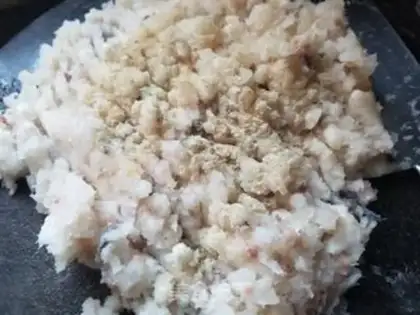 Make Fish dumplings step 5