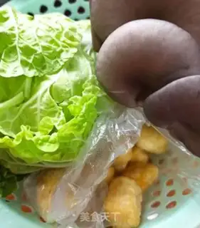 Make Spructose bean cabbage step 0