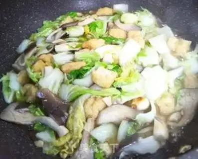 Make Spructose bean cabbage step 4