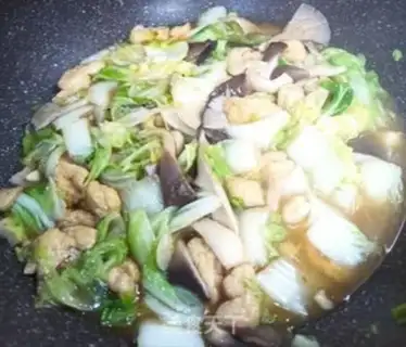 Make Spructose bean cabbage step 5