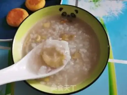 Make Chestnut congee step 6