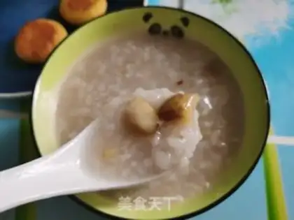 Make Chestnut congee step 7