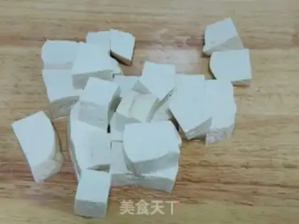 Make Cinnamon mushroom tofu step 3