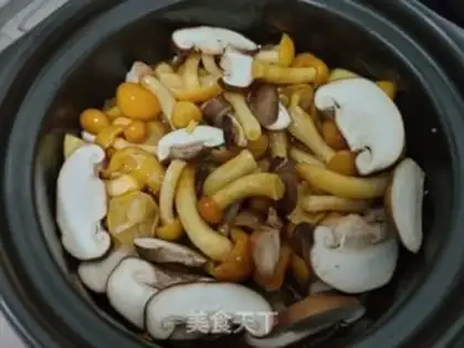 Make Cinnamon mushroom tofu step 4