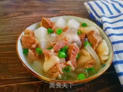Make Cleaning the oxen radish step 9