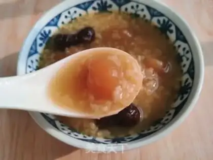 Make Red-tree porridge step 8