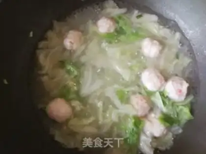 Make Shrimpball soup step 8